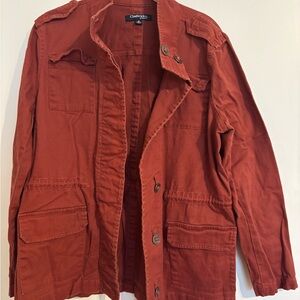 Chadwicks vintage Women's Rust Military Jacket 100% Cotton